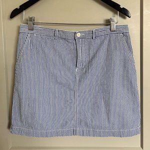 Ralph Lauren Sport Blue & White Striped Skirt - Size 4